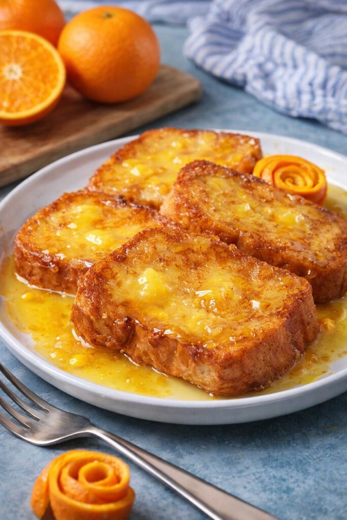 Torrijas à l’orange et à la cannelle